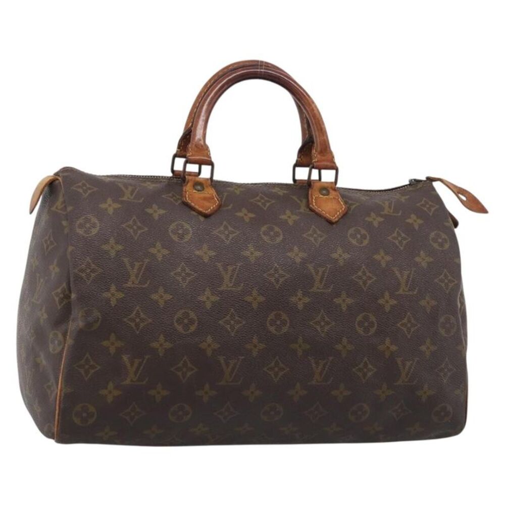 Louis Vuitton Speedy Monogram Canvas Brown Canvas Handbag